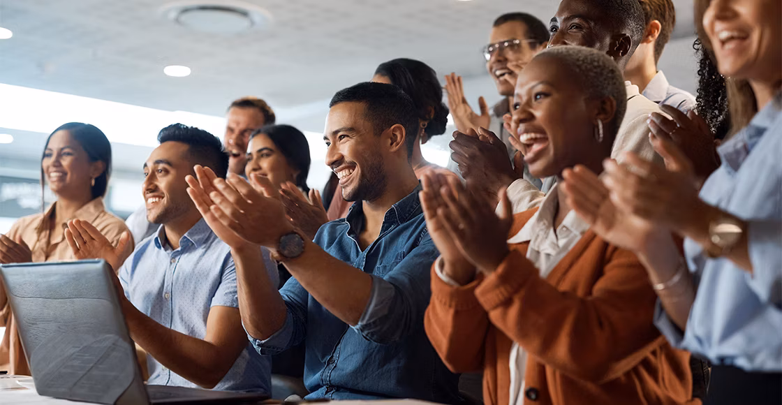 Employment law advice A group of people clapping